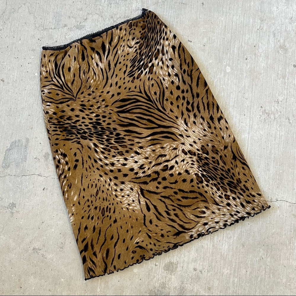 Leopard Midi Skirt